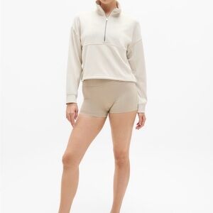 Athleta Seasoft Rib 1/4 Zip Popover
